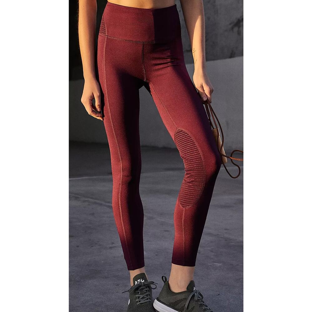 Free People Movement Refine Leggings in‎ Deep Plum
